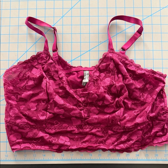 Torrid Curve Other - Torrid Lace Bralette in Vibrant Pink Purple size 3